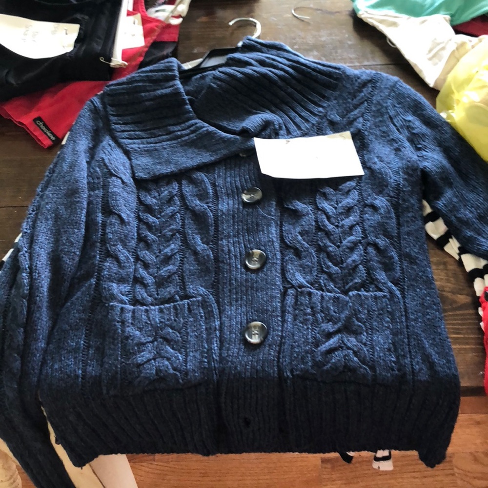 Navy sweater